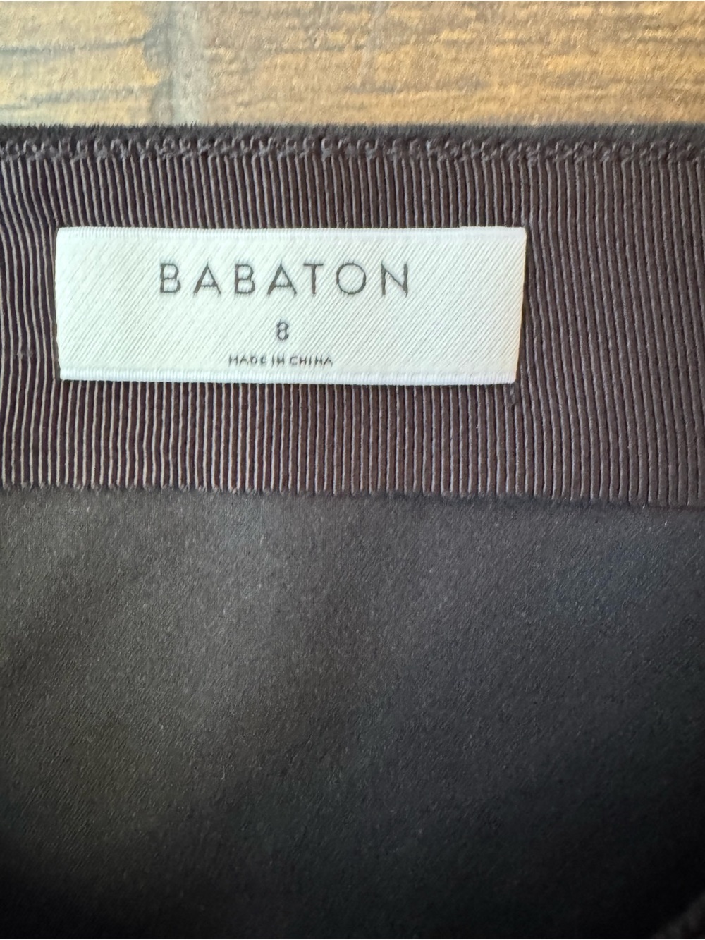 Aritzia Babaton Hopper Faux Suede Mini Skirt Black Size 8 - Picture 3 of 7